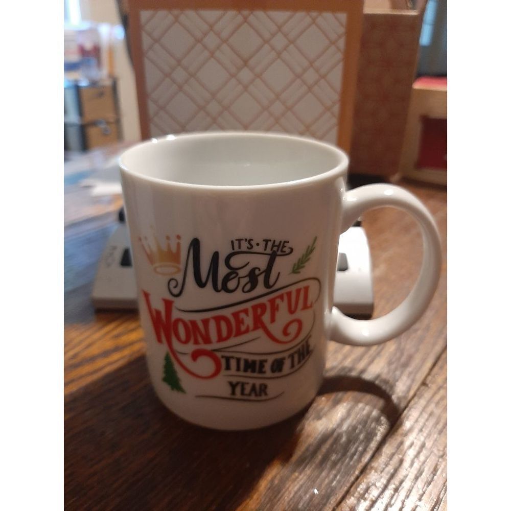 New 11oz It's the Most Wonderful Time of the Year Holiday Christmas Cup Mug